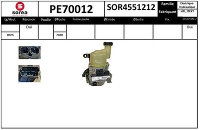 HYDRAULIKPUMPE LENKUNG SNRA PE70012