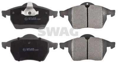 комплект спирачно феродо, дискови спирачки SWAG 40 91 6107