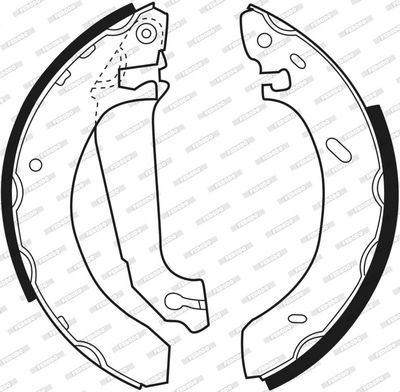 SET SABOTI FRANA FERODO FSB296 2