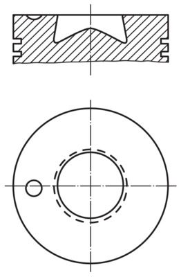 Zuiger - 0036200 - MAHLE