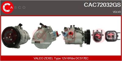 COMPRESOR CLIMATIZARE CASCO CAC72032GS
