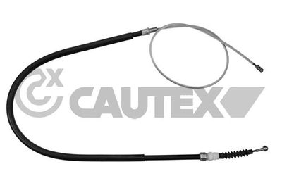 Тросик, cтояночный тормоз CAUTEX 468249 для SKODA SUPERB