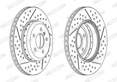 DISC FRANA FERODO DDF2622VC1 2