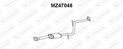Предглушитель выхлопных газов VENEPORTE MZ47048 для MAZDA MX-3