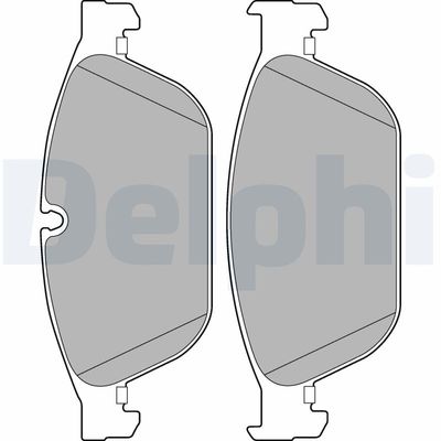 Brake Pad Set, disc brake LP2292