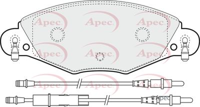 Brake Pad Set APEC PAD1283