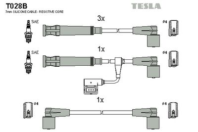 ZüNDLEITUNGSSATZ TESLA T028B
