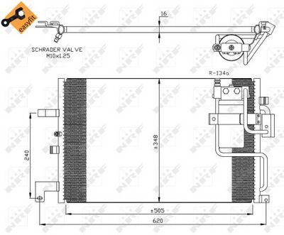 Condenser, air conditioning 35299