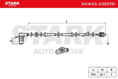 датчик, обороти на колелото STARK SKWSS-0350191