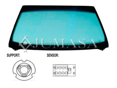 Ветровое стекло JUMASA V3301073 для CITROËN DS3