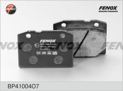 Комплект тормозных колодок, дисковый тормоз FENOX BP41004O7 для LADA NOVA