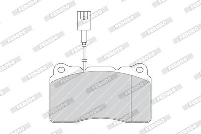 BREMSBELAGSATZ SCHEIBENBREMSE FERODO FDB1334 1