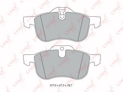 LYNXauto BD-6500 Тормозные колодки и сигнализаторы для ROVER 75 I Tourer (RJ) 2.5 V6 LYNXauto BD-6500 Тормозные колодки и сигнализаторы для ROVER 75 I Tourer (RJ) 2.5 V6