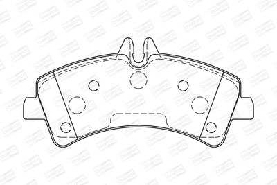 BREMSBELAGSATZ SCHEIBENBREMSE CHAMPION 573728CH 1