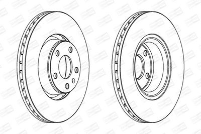 BREMSSCHEIBE CHAMPION 562265CH1 1