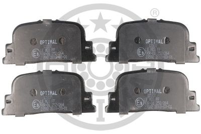 Комплект тормозных колодок, дисковый тормоз OPTIMAL BP-12207 для TOYOTA OPA
