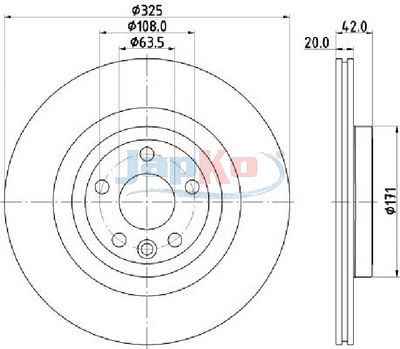 DISC FRANA JAPKO 61L12C 1