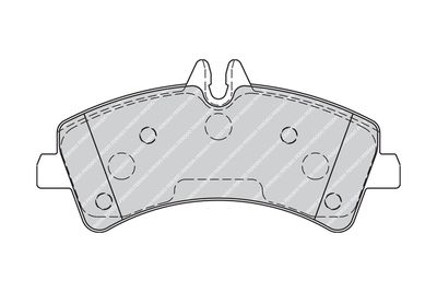 Brake Pad Set, disc brake FVR1779