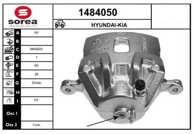 BREMSSATTEL SNRA 1484050