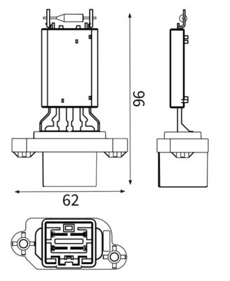 REZISTOR VENTILATOR HABITACLU