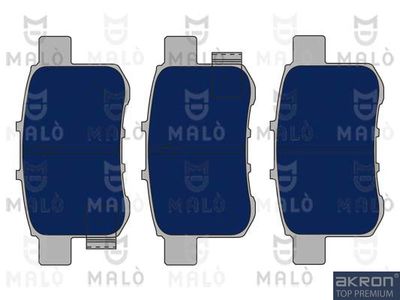 AKRON-MALÒ 1050930 Тормозные колодки и сигнализаторы для HONDA ACCORD VIII универсал (CW) 2.2 i-DTEC (CW3)