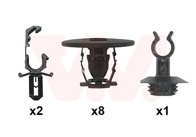 MONTAGESATZ MOTORHAUBE VAN WEZEL 0989797