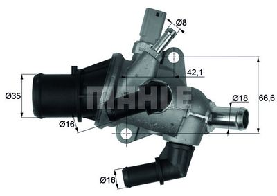 WILMINK GROUP WG1217607 Термостат  для ALFA ROMEO 145 (930_) 1.6 i.e. 16V T.S. (930.A2)