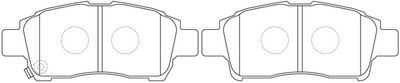 Комплект тормозных колодок, дисковый тормоз FIT FP0831 для TOYOTA PROBOX