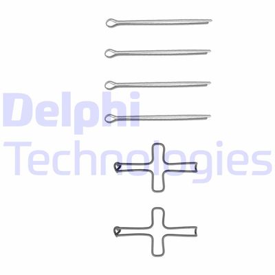 DELPHI LX0199 Скобы тормозных колодок  для SKODA  (Шкода 130)