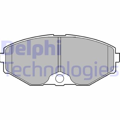 Комплект тормозных колодок, дисковый тормоз DELPHI LP1058 для INFINITI J30