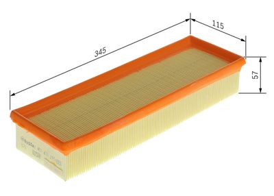 LUFTFILTER BOSCH 1457433299