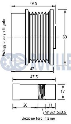 SISTEM ROATA LIBERA GENERATOR RUVILLE 541965 1