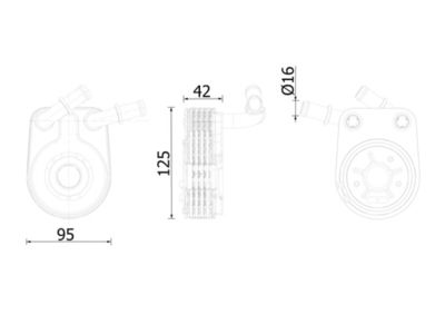 RADIATOR ULEI ULEI MOTOR MAHLE CLC280000S