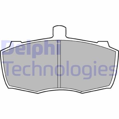 Комплект тормозных колодок, дисковый тормоз DELPHI LP413 для DAF 400