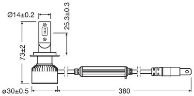 ams-OSRAM - Žiarovka, diaľkový svetlomet , 64210DWXTR