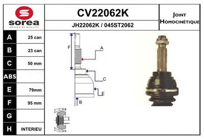 GELENKSATZ ANTRIEBSWELLE