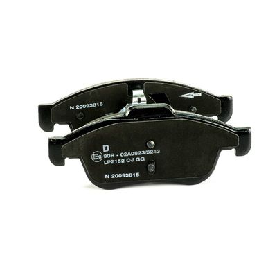 BREMSBELAGSATZ SCHEIBENBREMSE DELPHI LP2152 38