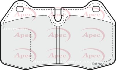 Brake Pad Set APEC PAD836