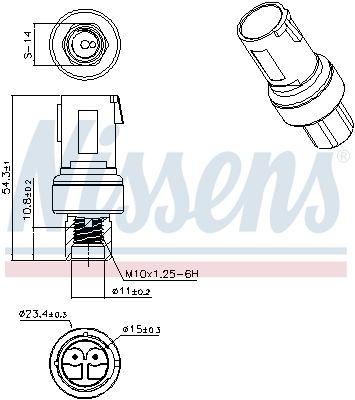 COMUTATOR PRESIUNE AER CONDITIONAT NISSENS 301092 4