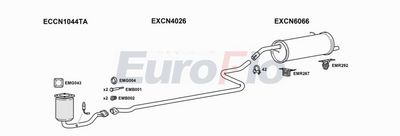 Układ wydechowy EUROFLO CNC3111001A00
