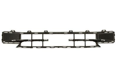 Voorbumper afdekking Voor (Midden, gesloten, zwart glanzend, SPORT) past: BMW 1 F40 07.19-