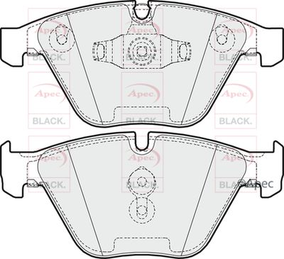 Brake Pad Set APEC PAD1635B