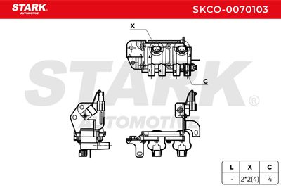 запалителна бобина STARK SKCO-0070103
