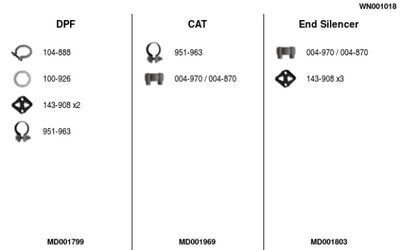 Układ wydechowy FA1 WN001018