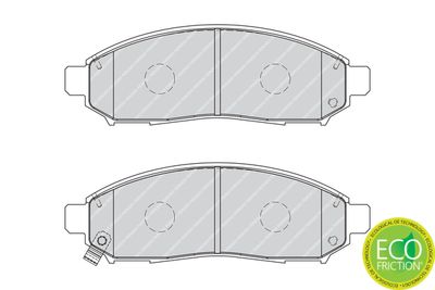 Brake Pad Set, disc brake FDB1997