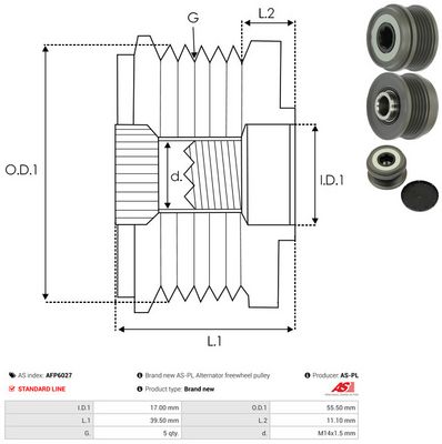SISTEM ROATA LIBERA GENERATOR AS-PL AFP6027 3