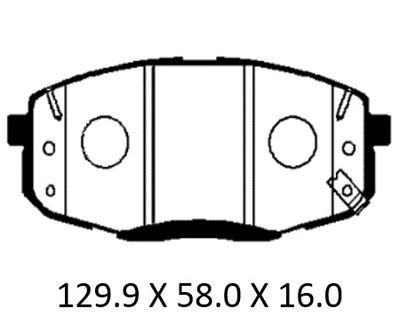 Комплект тормозных колодок, дисковый тормоз PATRON PBP095KOR для KIA SOUL