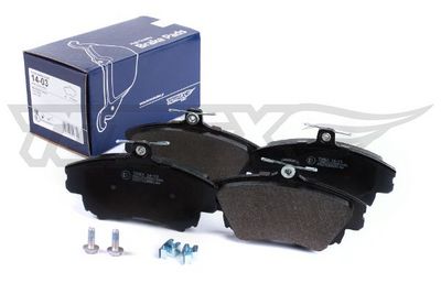 Sada brzdových platničiek kotúčovej brzdy (na jednu nápravu) TOMEX Brakes 1403