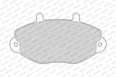 BREMSBELAGSATZ SCHEIBENBREMSE FERODO FVR701 1