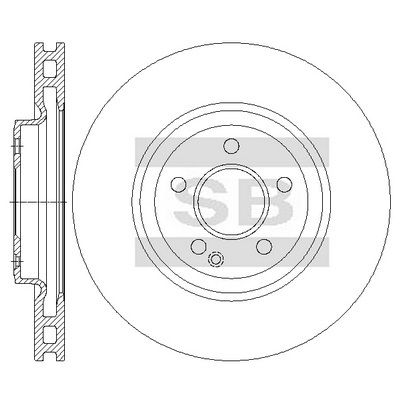спирачен диск Hi-Q SD5612